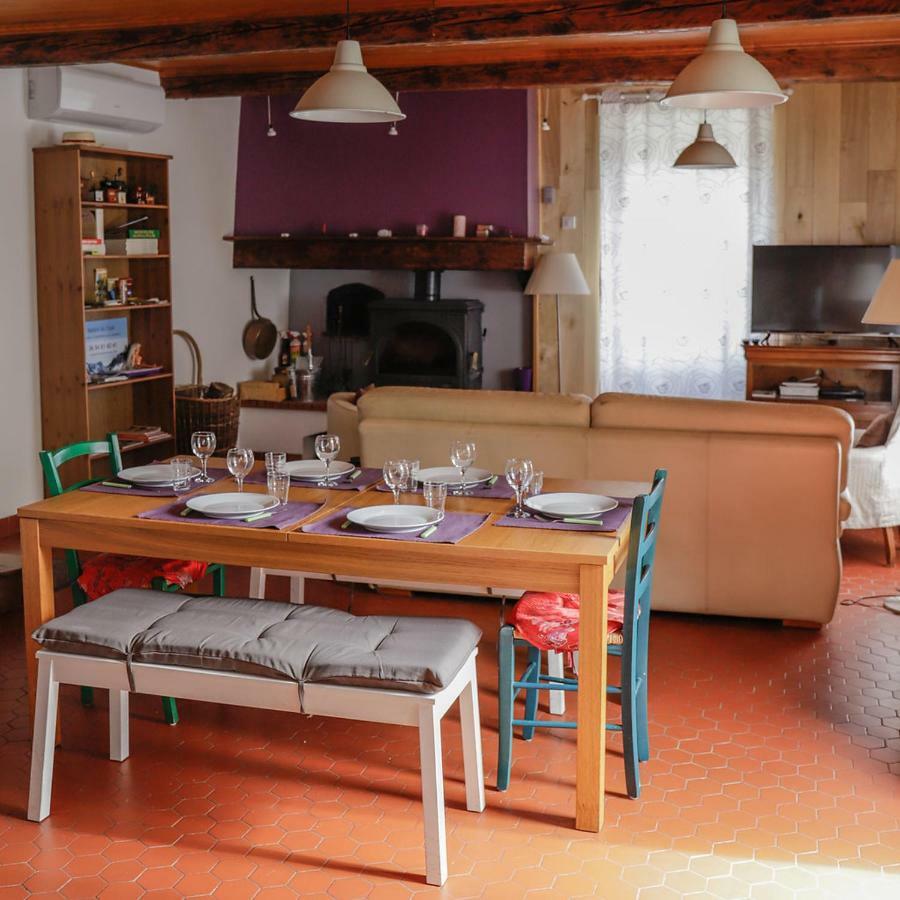 Maison Du Coue Pyrenees Mourtis Gite Pour 2 A 12 Pers Sengouagnet 外观 照片